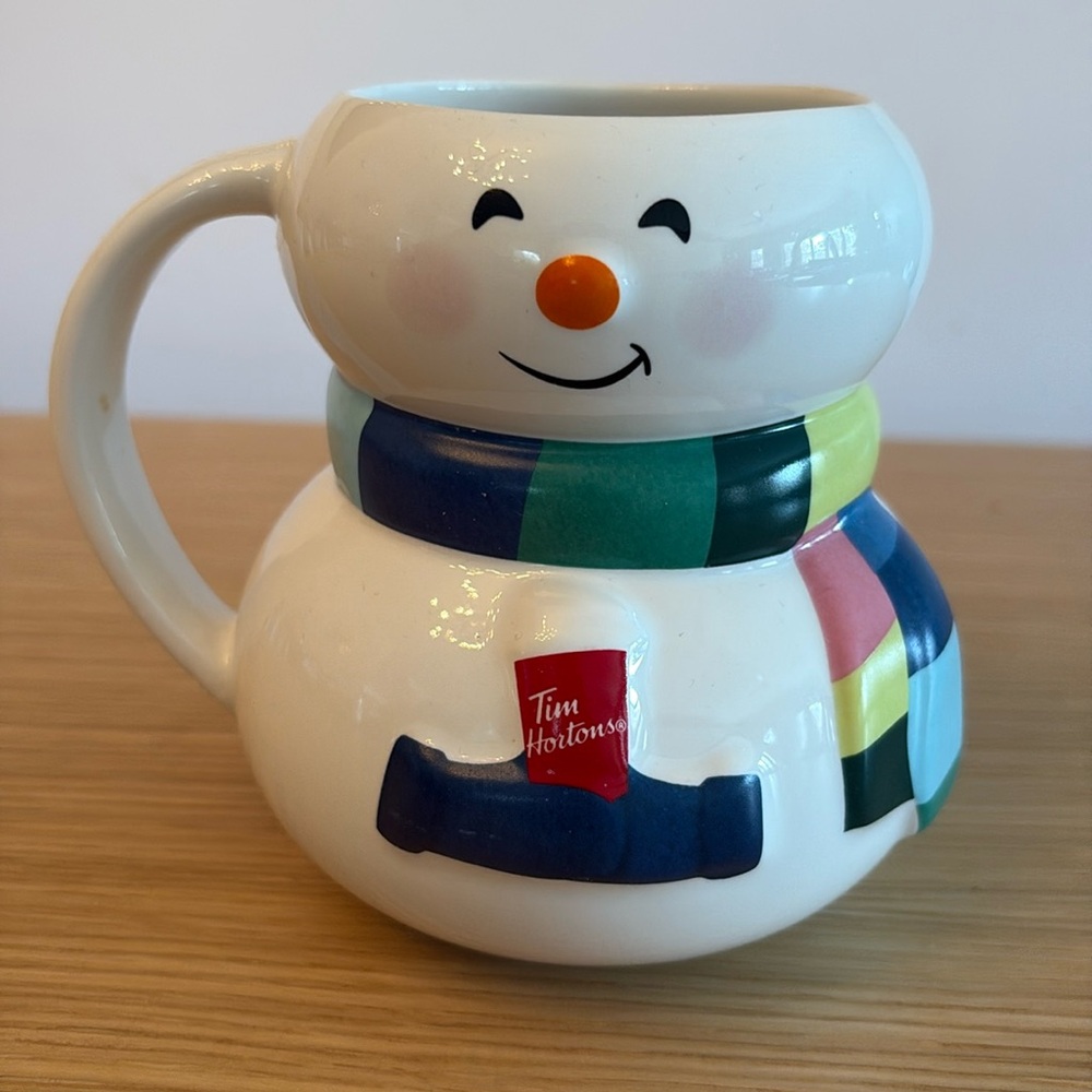 Tim Hortons Snowman Holiday Mug, 2023